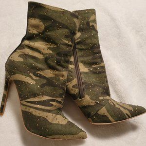 Steve Madden Camo Heeled Boots